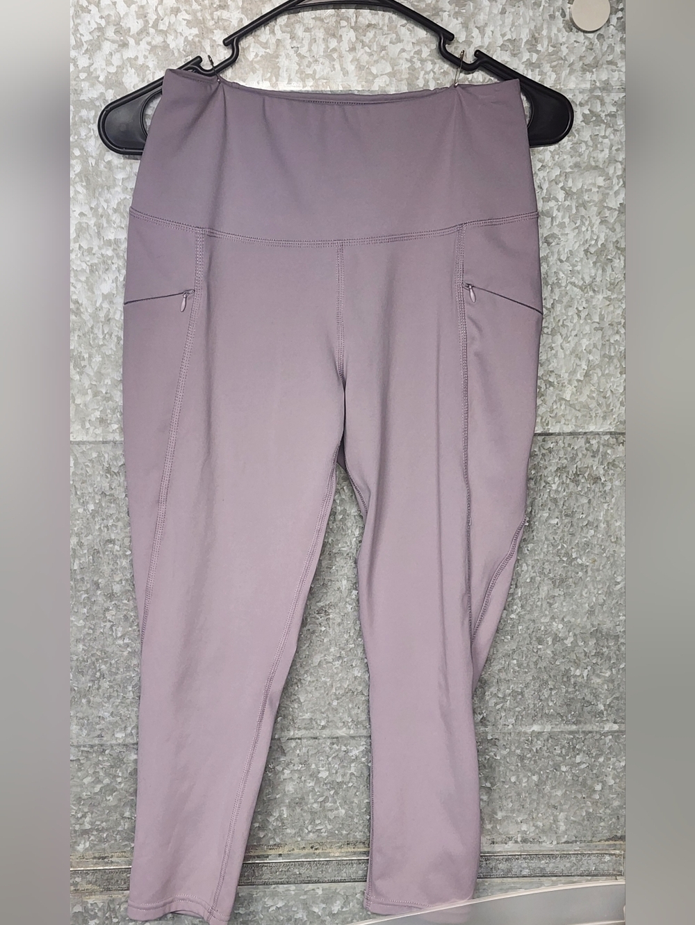 VOGO Athletic Purple Pocket Leggings Womens Medium